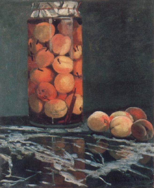 Claude Monet Jar of Peaches Sweden oil painting art